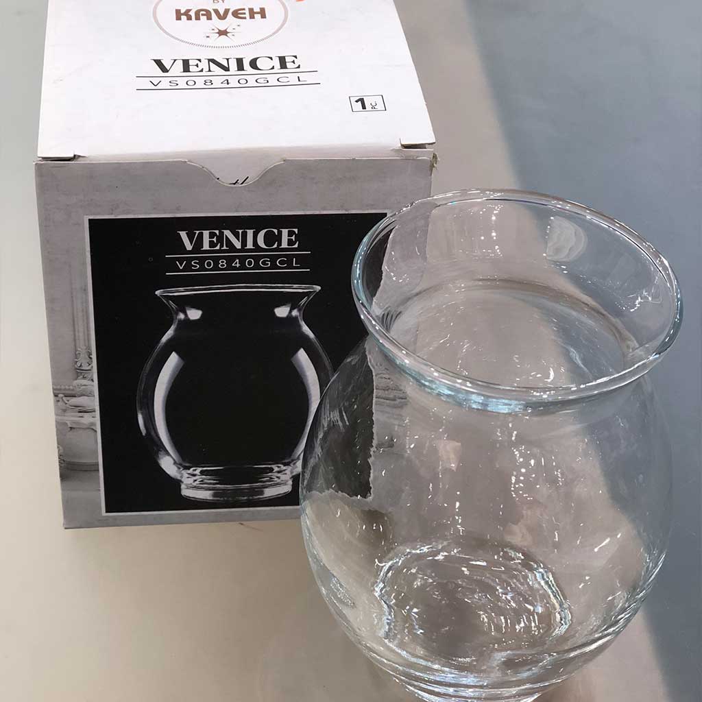 گلدان دکوری بلور کاوه مدل ونیز