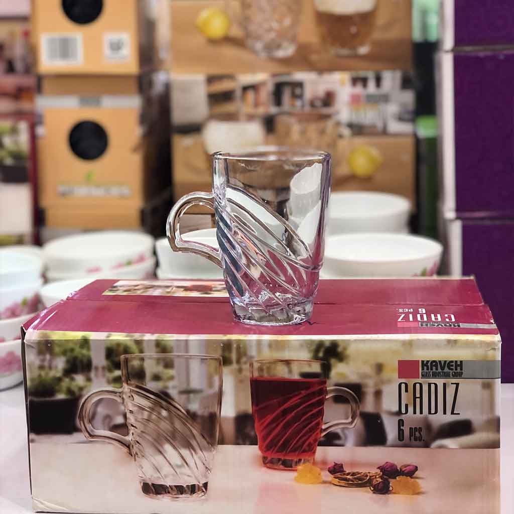 لیوان بلور کاوه مدل کادیز