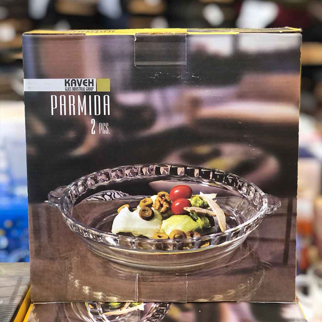ظرف سرو بلور کاوه مدل پارمیدا