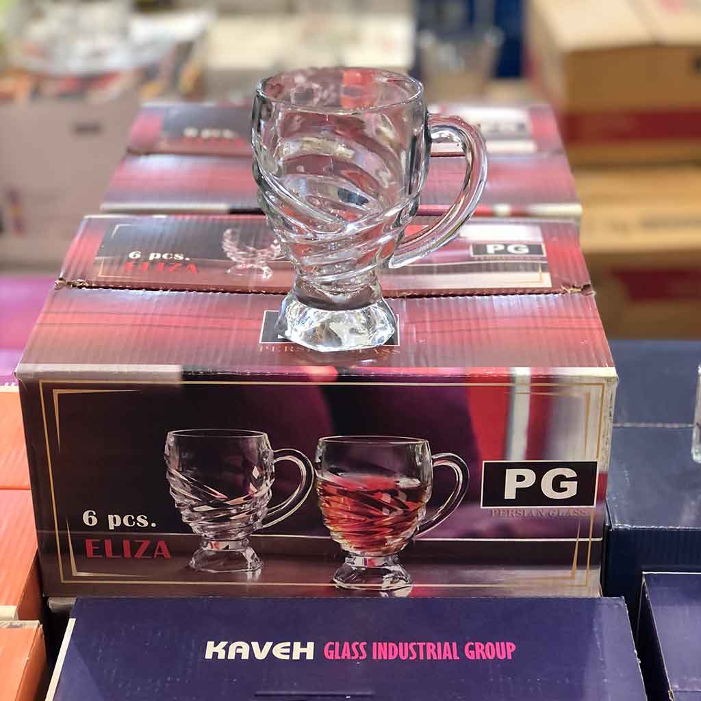 لیوان بلورکاوه مدل Eliza بسته 6 عددی