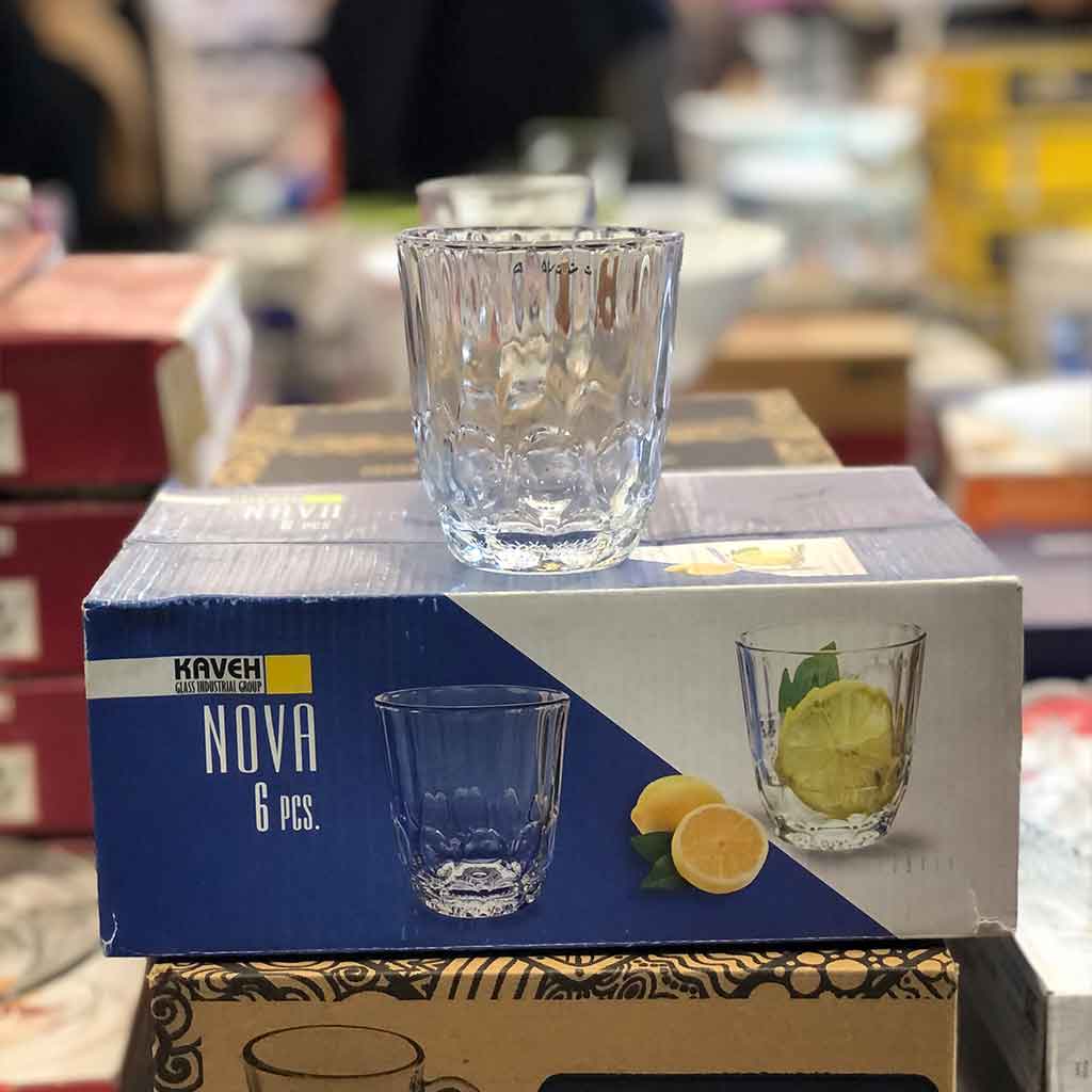 لیوان بلور کاوه مدل نووا