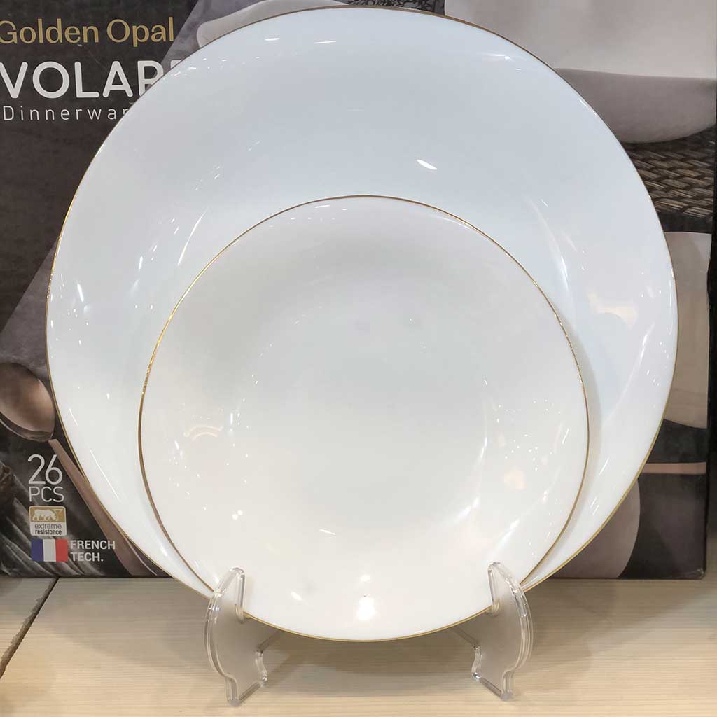 سرویس غذاخوری آرکوپال لب طلایی ۲۶ پارچه