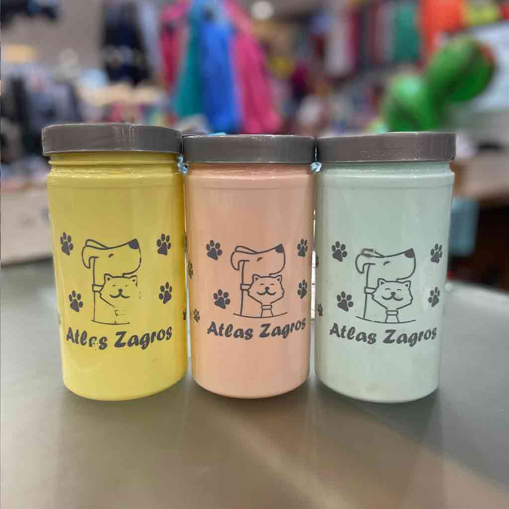 ظرف پلاستیکی مدل استوانه ای