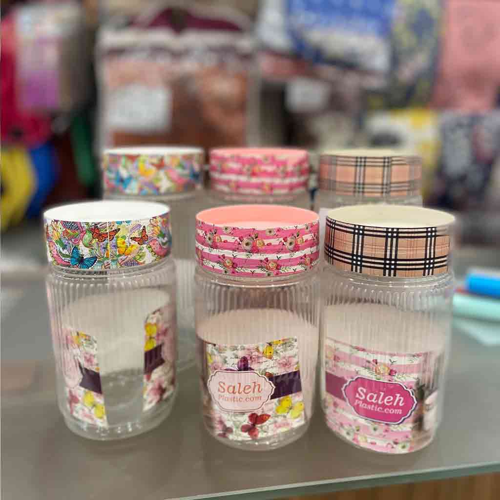 قوطی پلاستیکی استوانه ای صالح