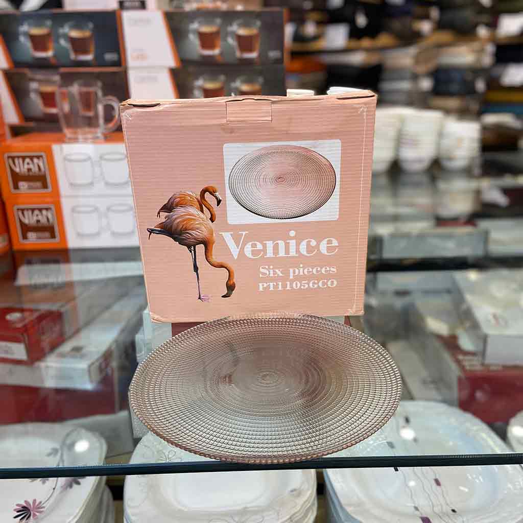 بشقاب بلور کاوه مدل ونیز