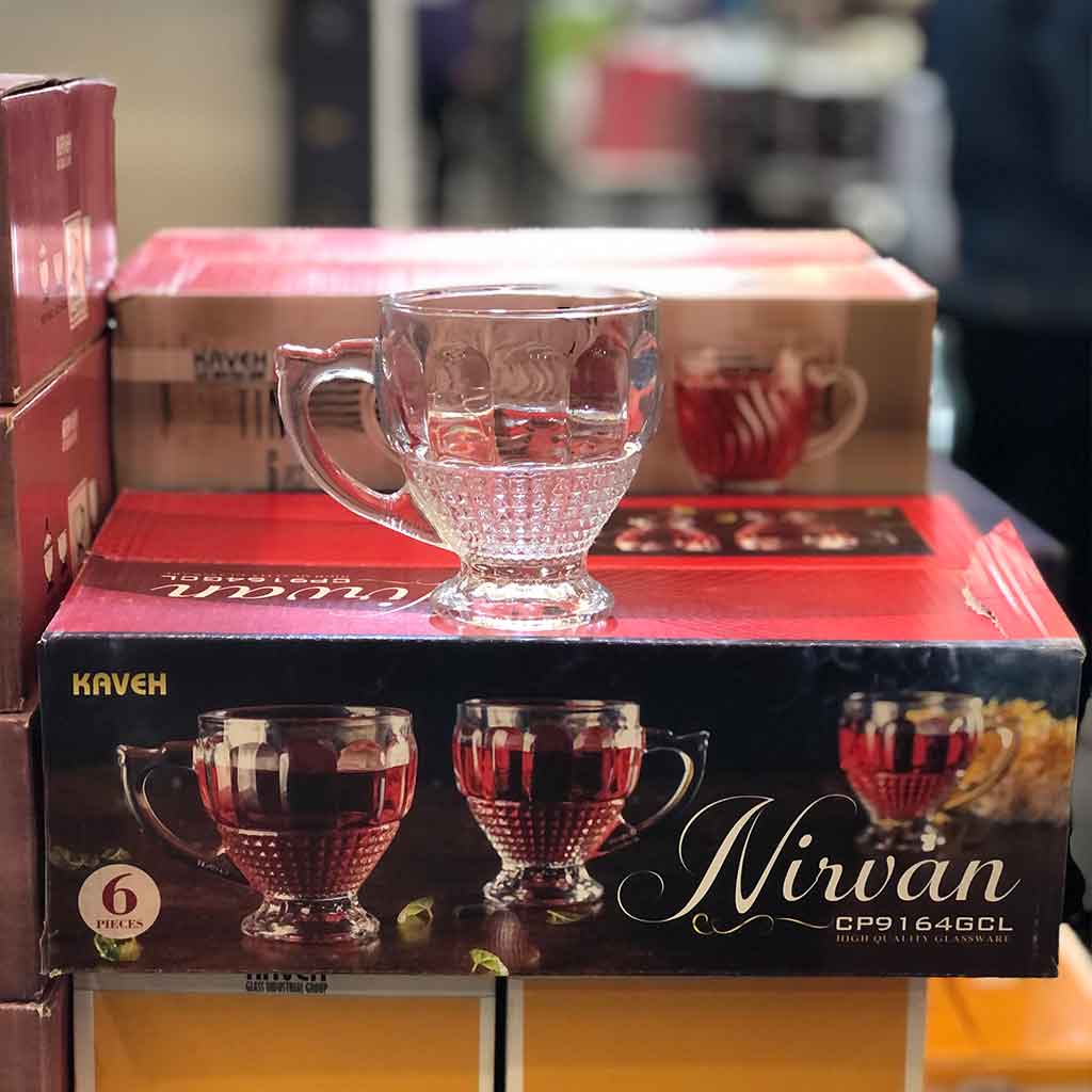 فنجان کاوه مدل نیروان در بسته بندی 6 عددی