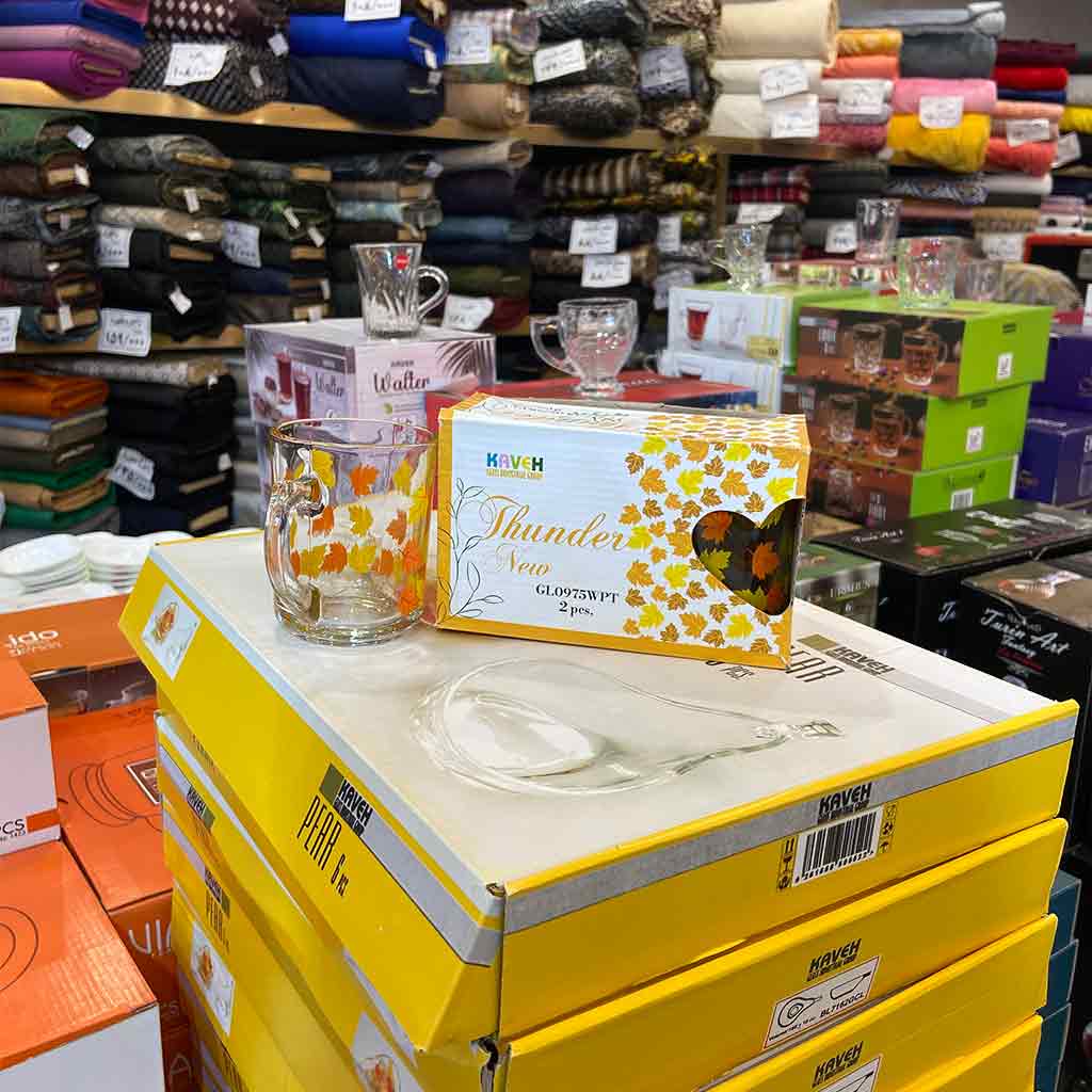 لیوان دسته دار تاندر چاپی پاییزان