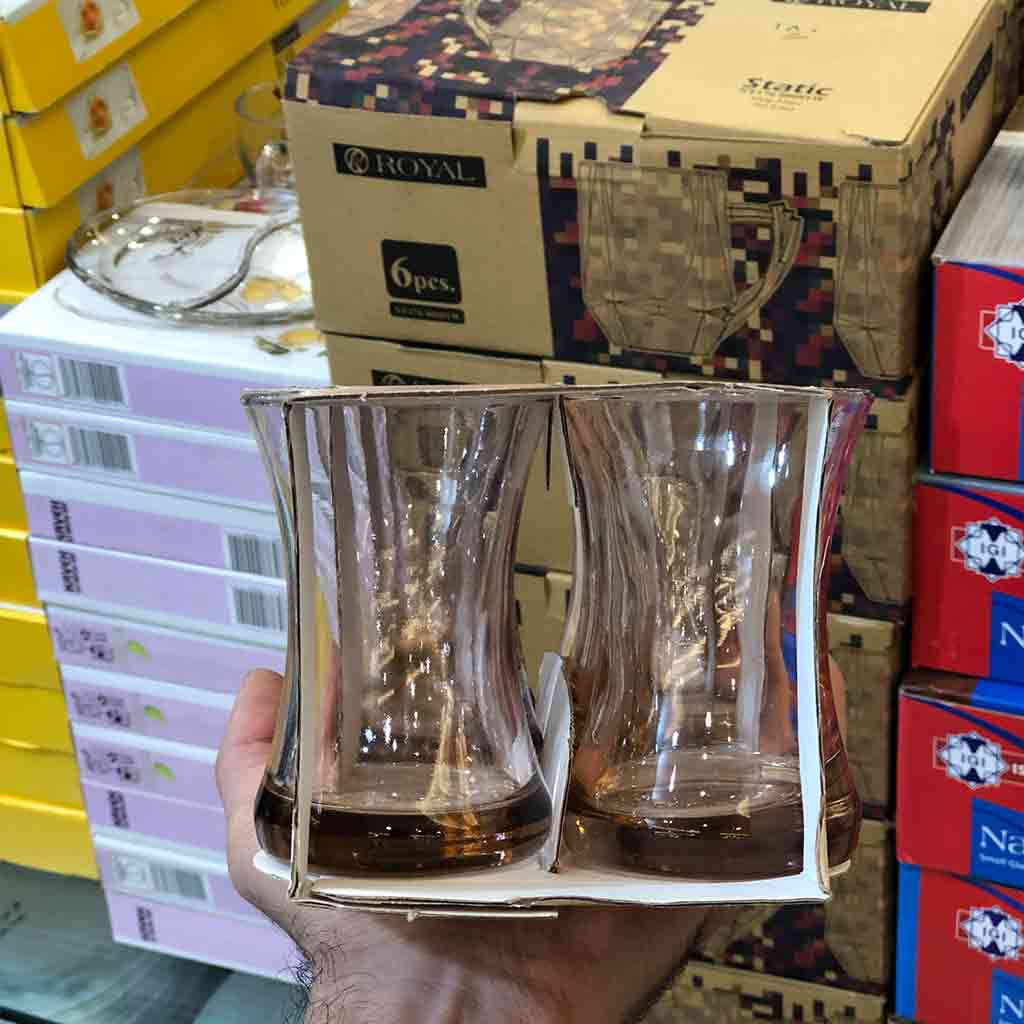 استکان دیلما کاوه بسته 6 عددی