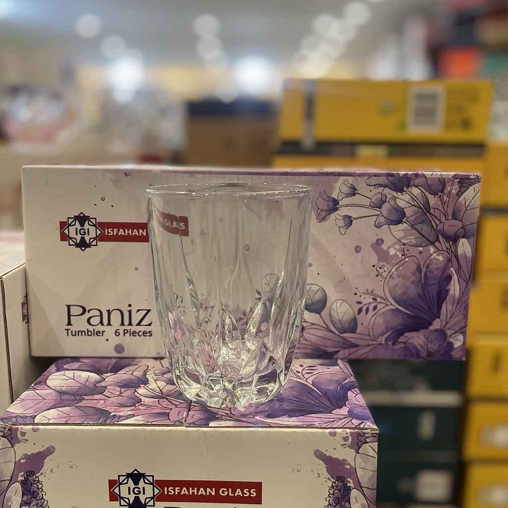 لیوان شیشه و بلور اصفهان مدل پانیذ