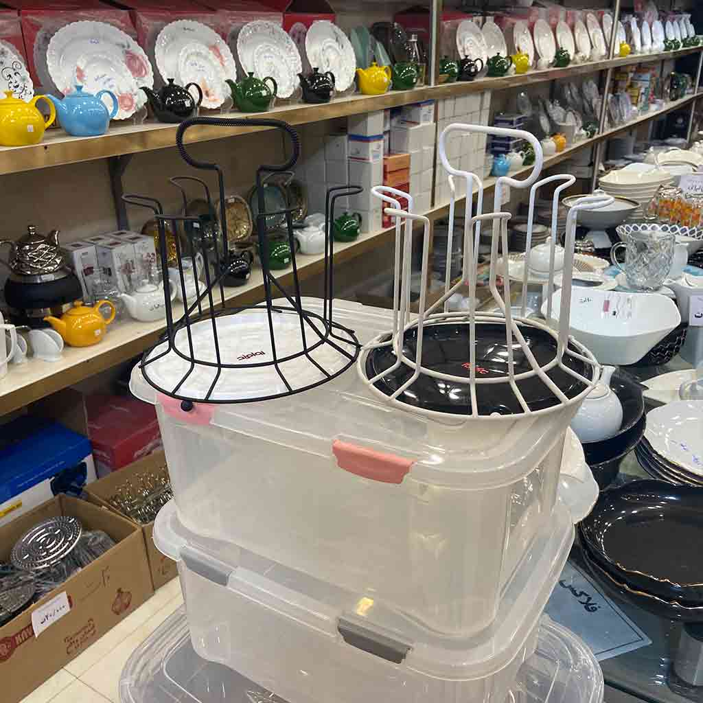 جالیوانی گرد سینی دار فلزی