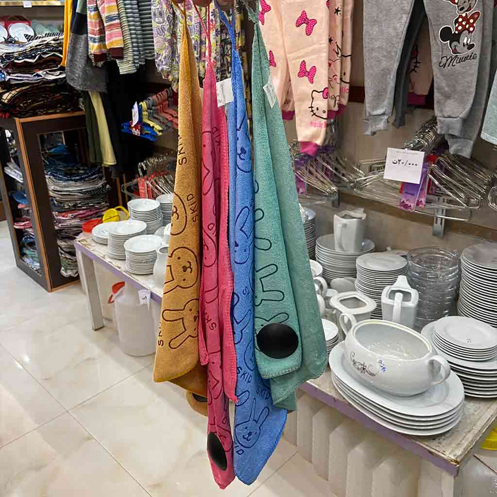 دستمال آشپزخانه طرح خرگوش