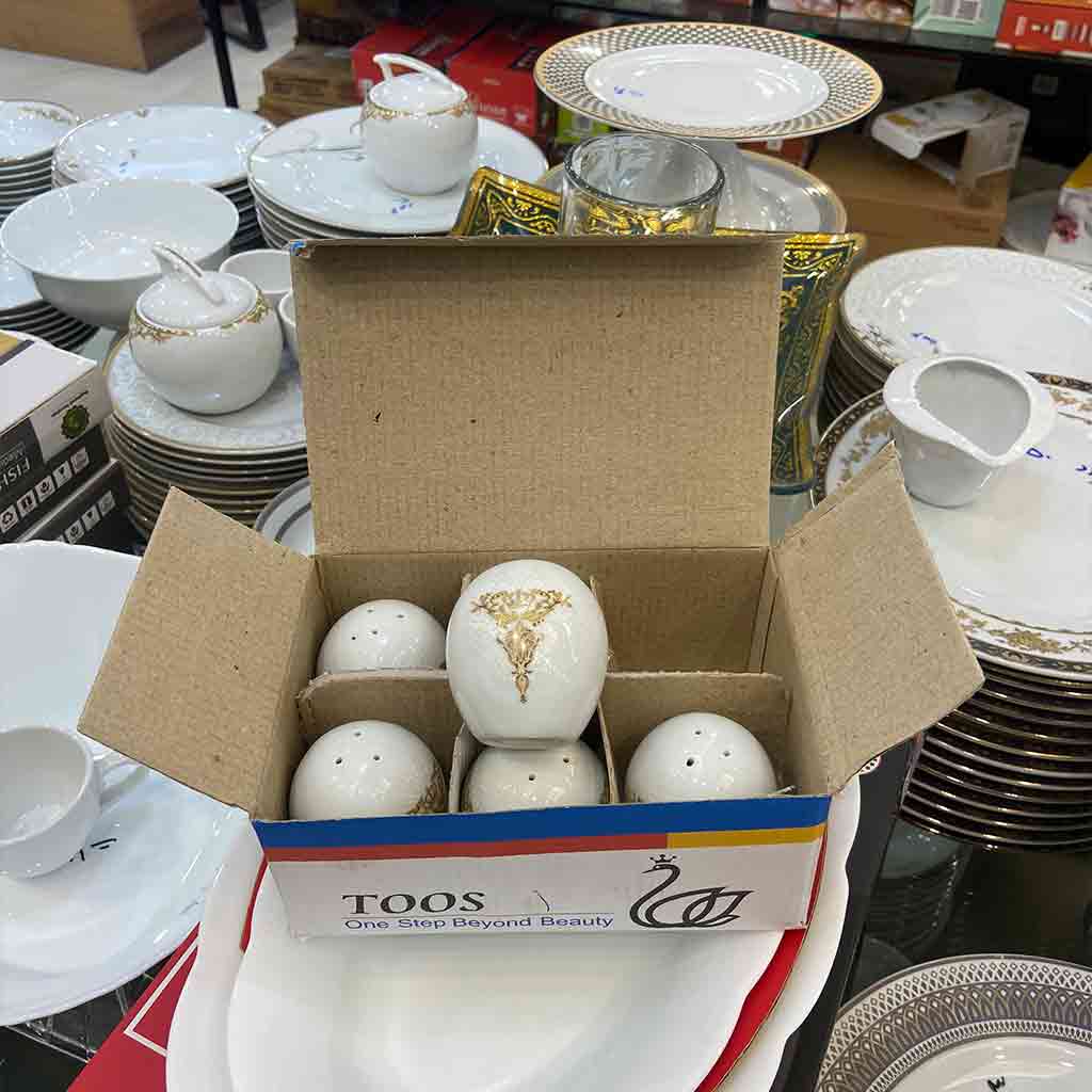 نمکدان 6 تایی توس چینی