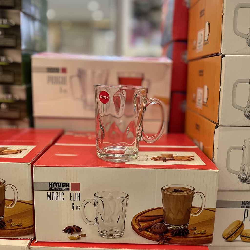 لیوان کاوه مدل مجیک ایلیا بسته شش عددی