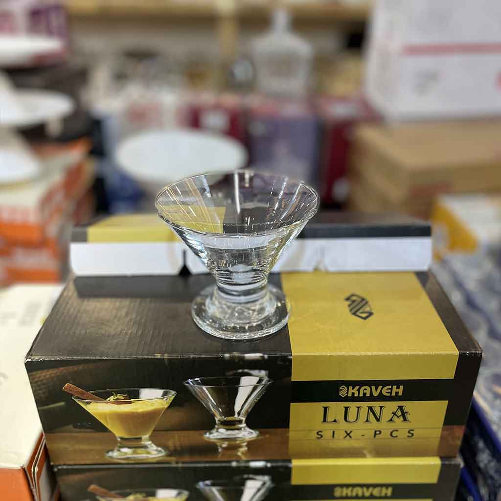 بستنی خوری بلور لونا برند کاوه