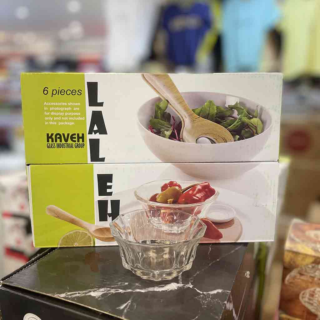 پیاله کاوه مدل لاله بسته 6 عددی