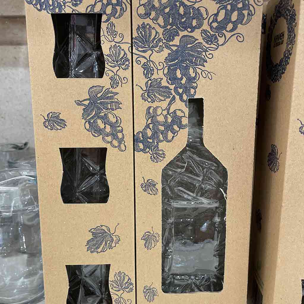 سرویس بطری و لیوان آیس و ریور کاوه