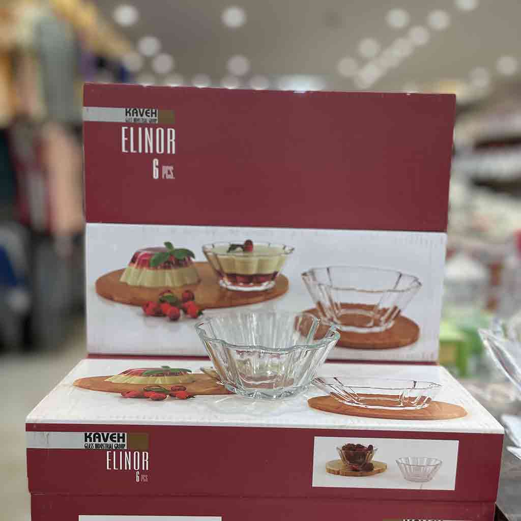 پیاله کاوه مدل الینور بسته شش عددی