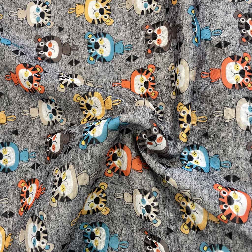 پارچه تریکو مدل ببری