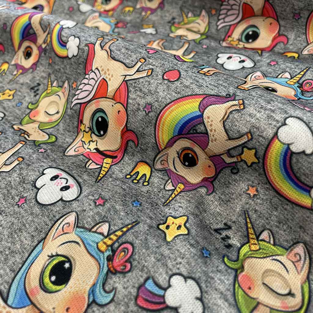 پارچه تریکو لباسی مدل تک شاخ