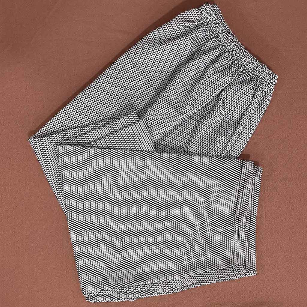 شلوار راحتی زنانه نخی