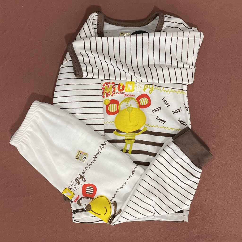 ست لباس نوزاد میمون