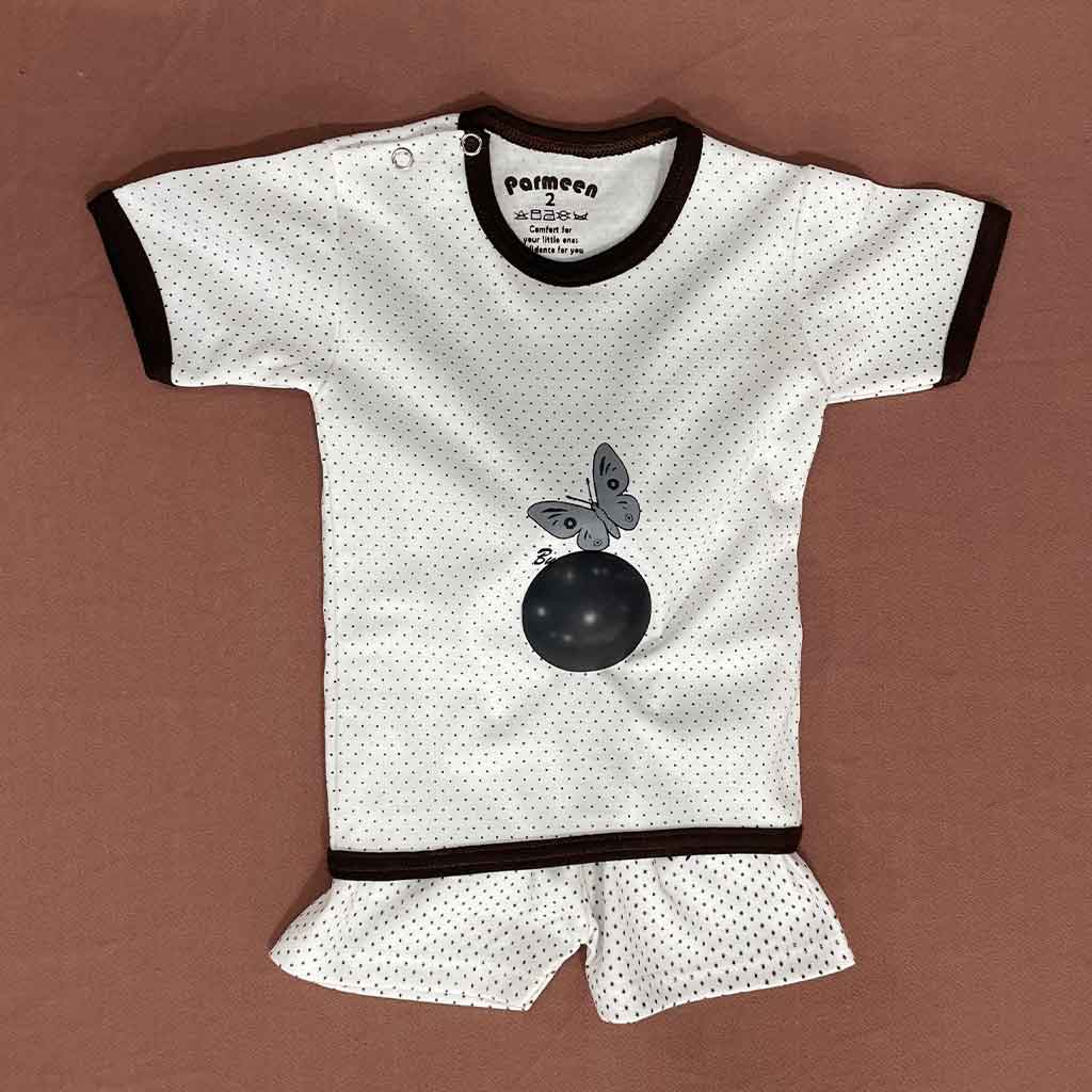 لباس نوزاد طرح پروانه