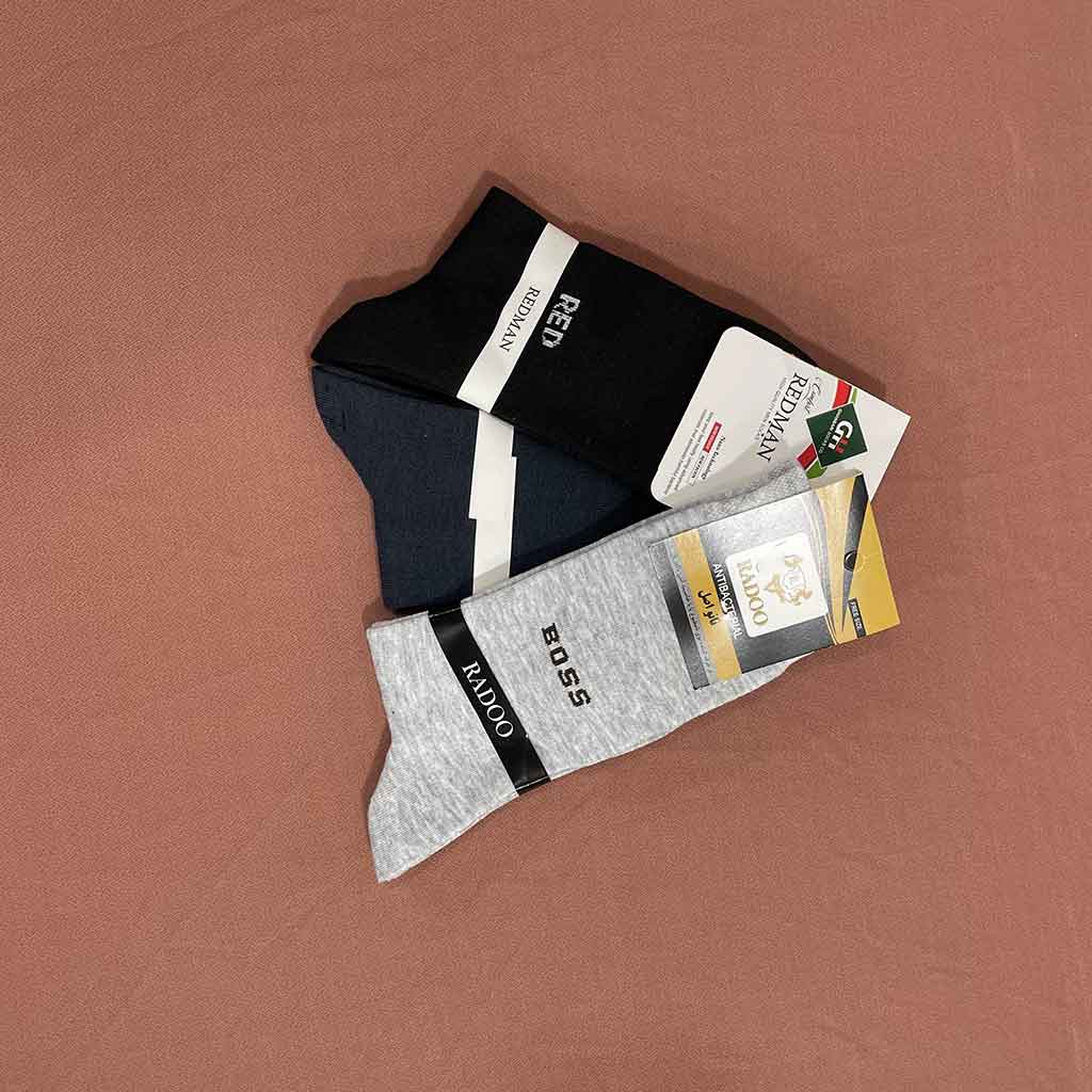 جوراب مردانه مدل ساق بلند ساده