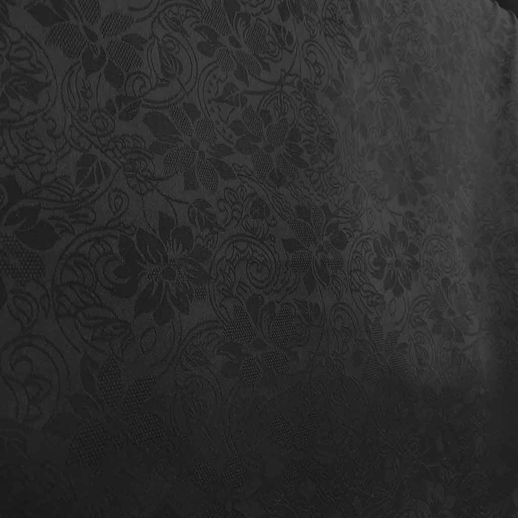 پارچه چادر مشکی طرح گل