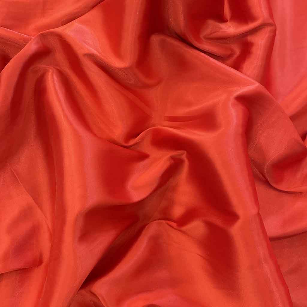 پارچه ساتن قرمز ساده