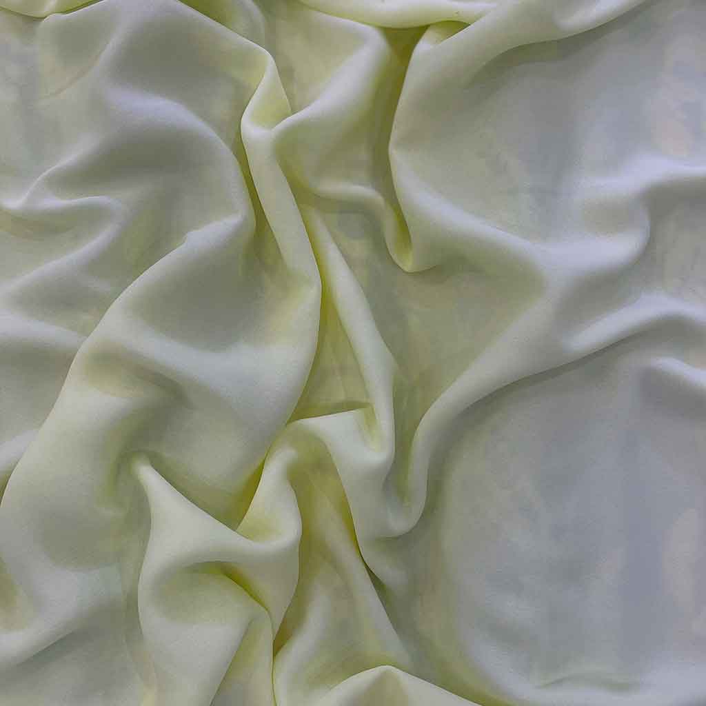 کرپ حریر زرد ساده