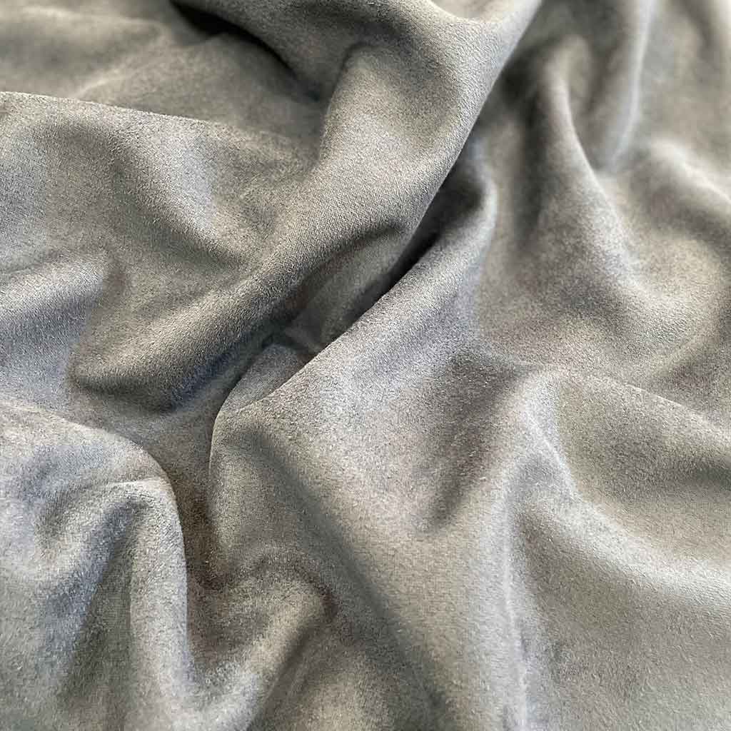 پارچه مخمل سوییت طوسی ساده