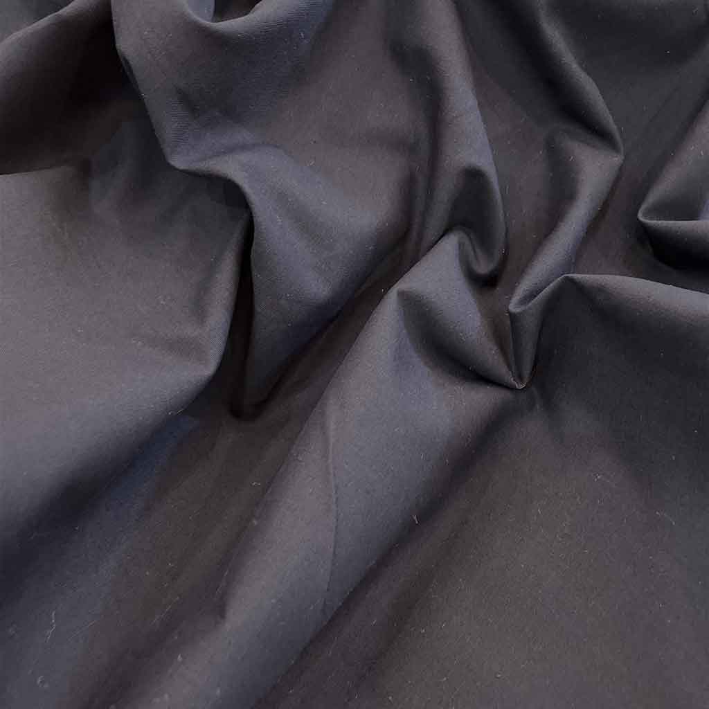 پارچه کتان سورمه ای ساده