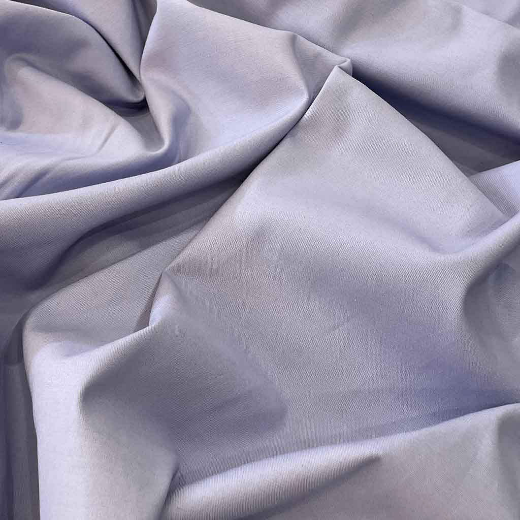 پارچه کتان آبی روشن ساده