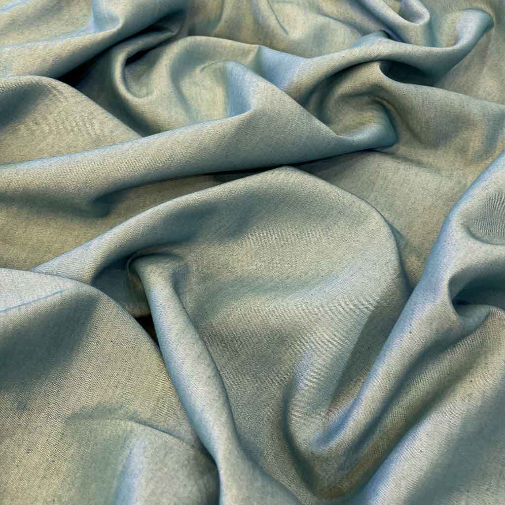 پارچه لنین آبی روشن ساده