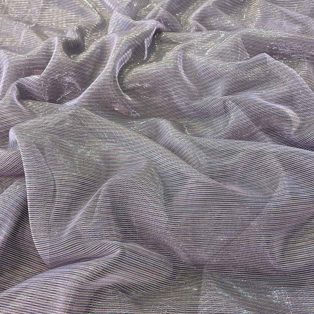 پارچه تور آینه ای بنفش