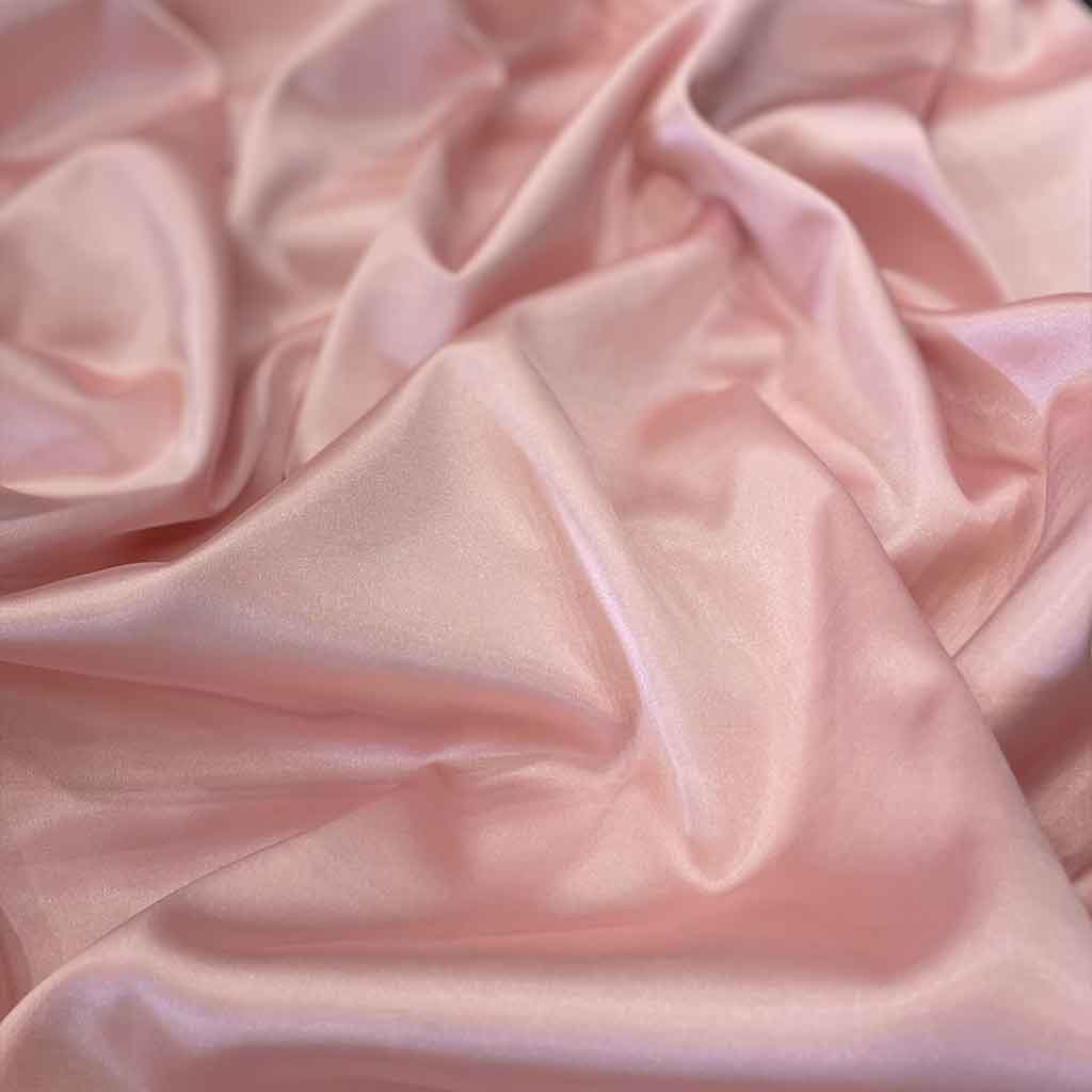 پارچه ساتن مرلین صورتی ساده