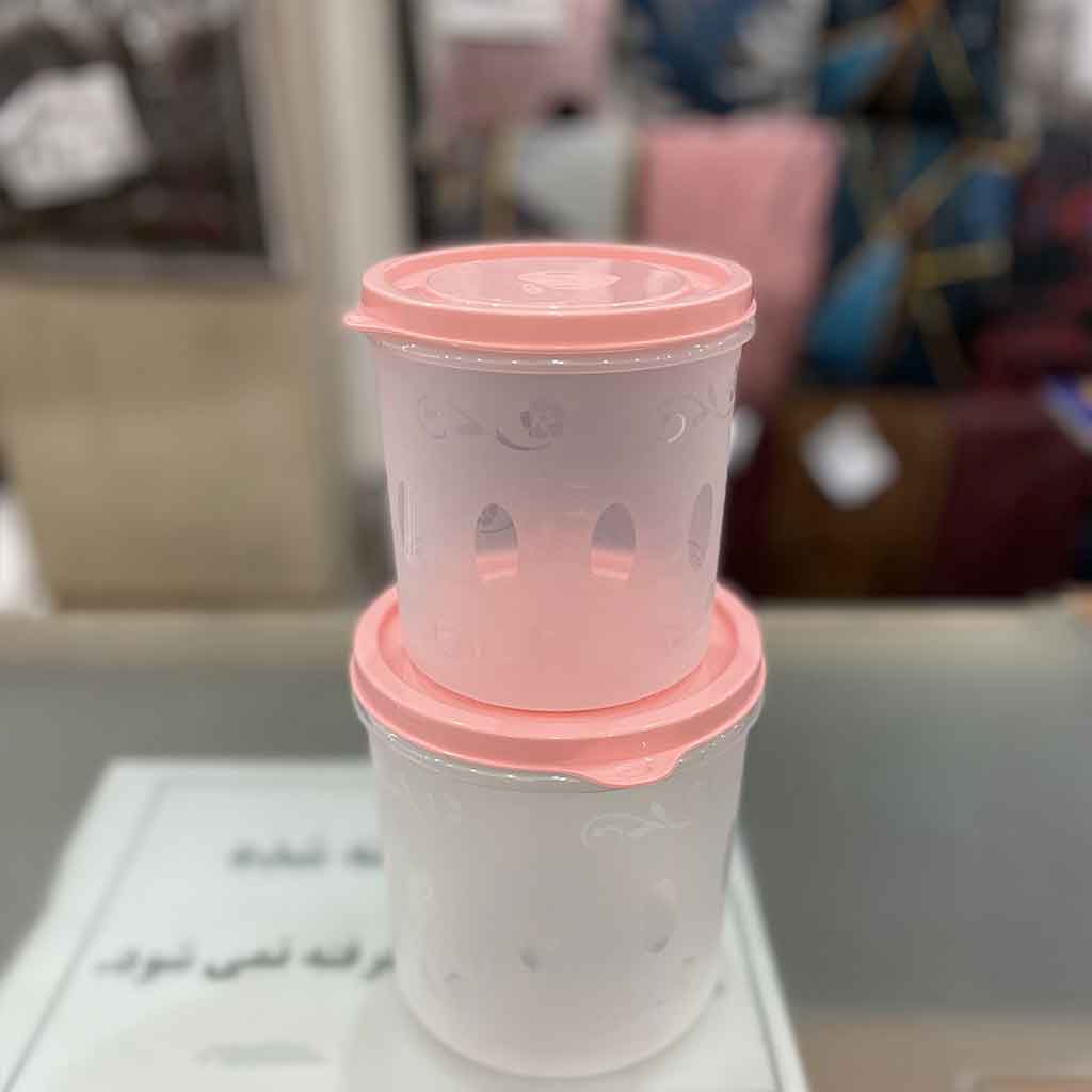 جا حبوباتی ساده پلاستیکی 2 عددی