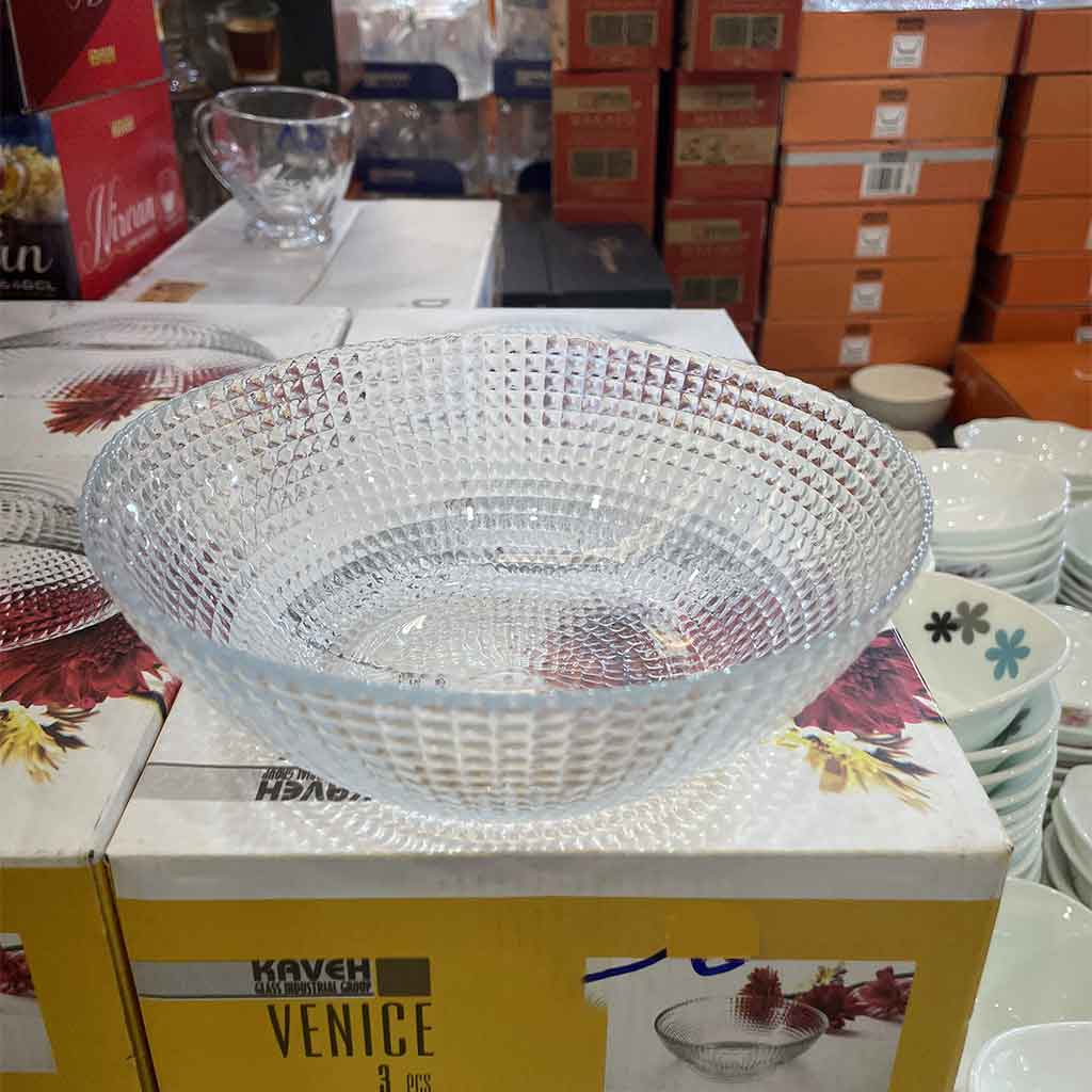 کاسه بلور کاوه مدل ونیز