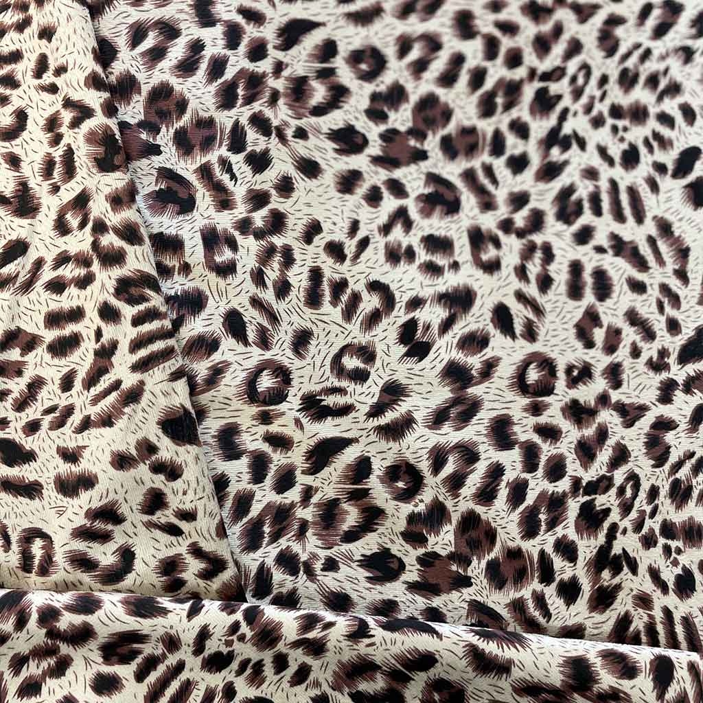 پارچه مخمل طرحدار پلنگی