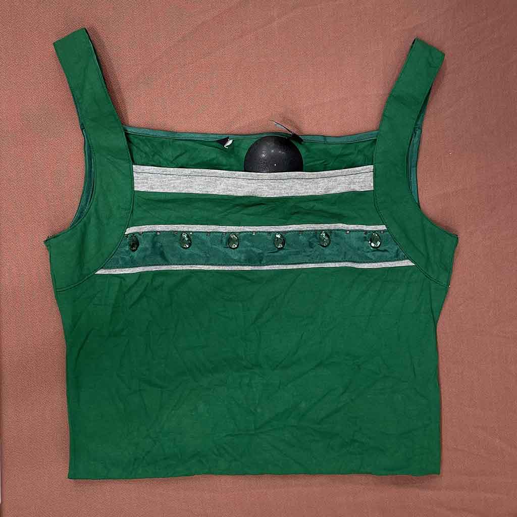 تاپ سبز زنانه راحتی