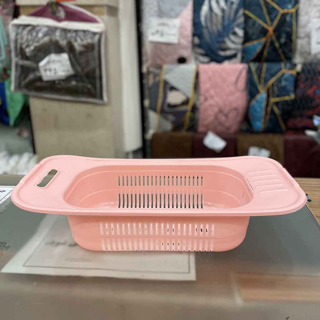 سبد آبکش پلاستیکی سینک مدل مستطیل