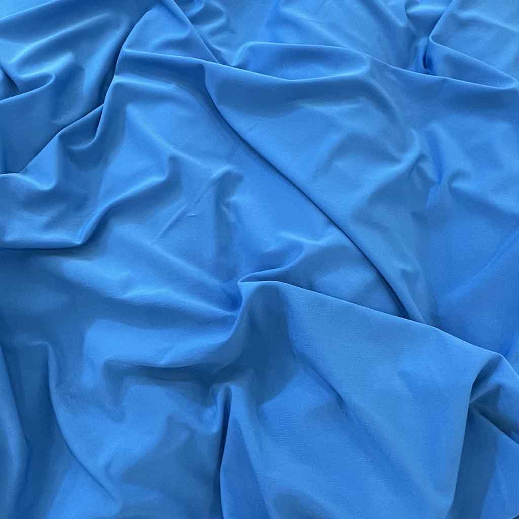 پارچه ریون آبی ساده