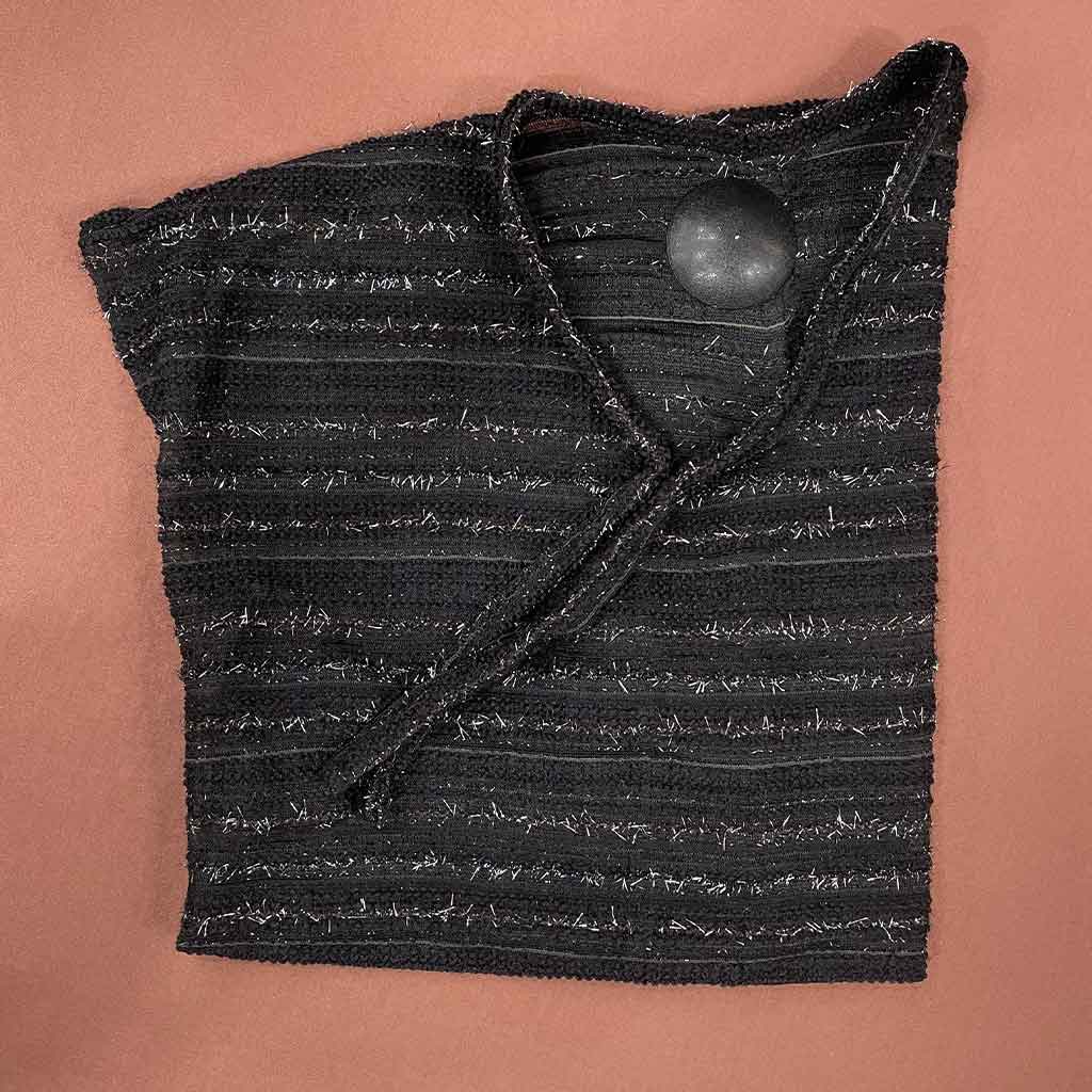 تیشرت استین حلقه ای زنانه شاین دار