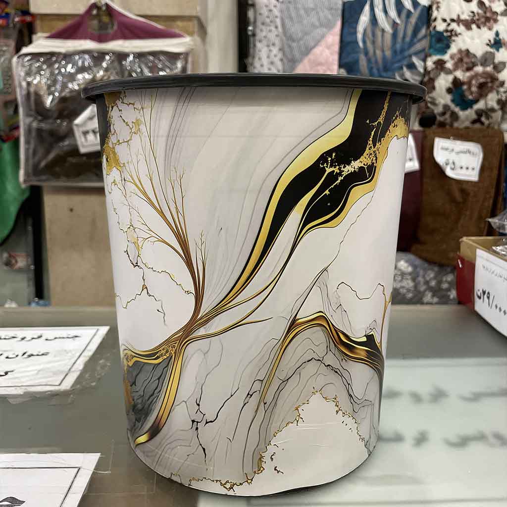 سطل زباله پلاستیکی طرحدار