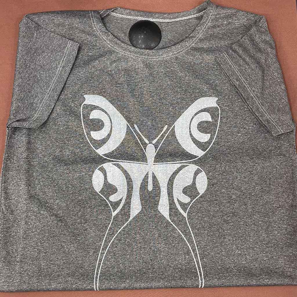 تیشرت دخترانه طرح پروانه