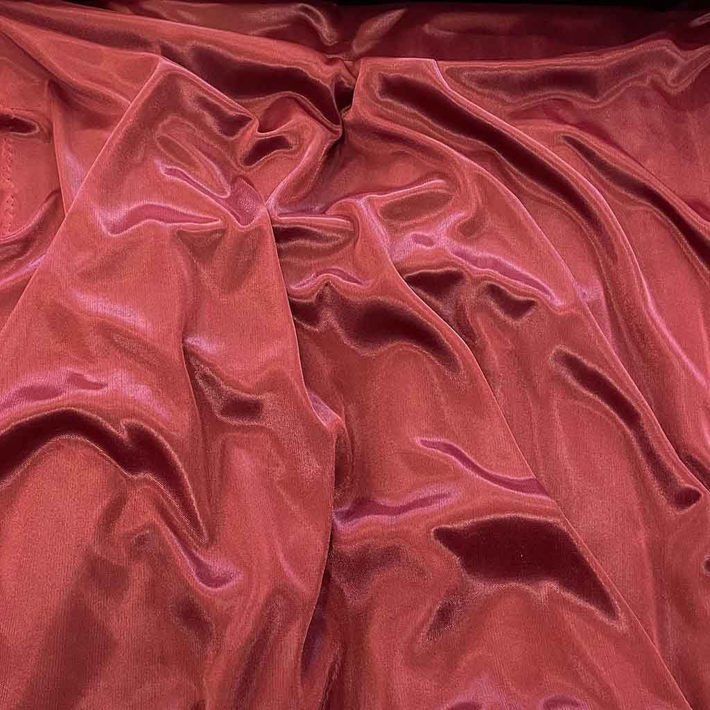 پارچه ساتن رنگ جگری