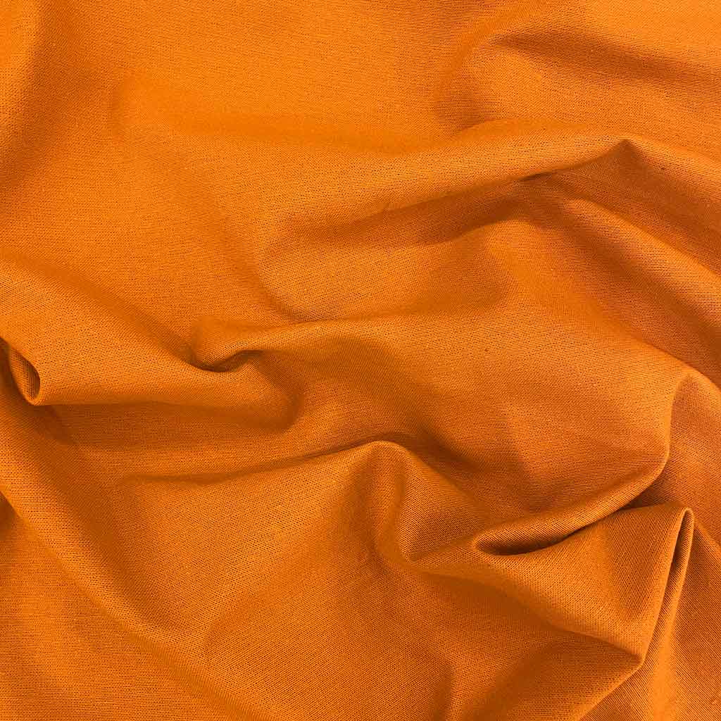 پارچه لنین ساده نارنجی