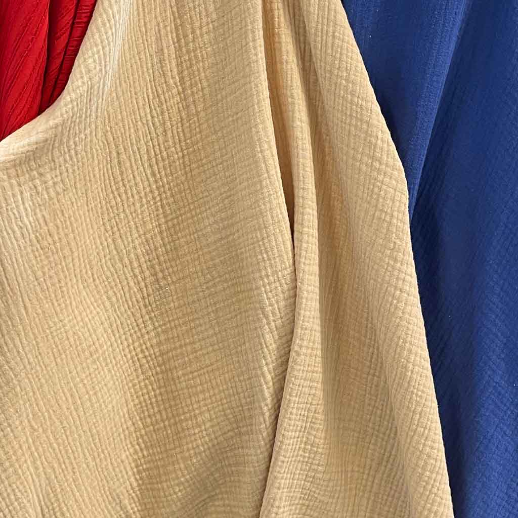 پارچه موسلین رنگ شتری
