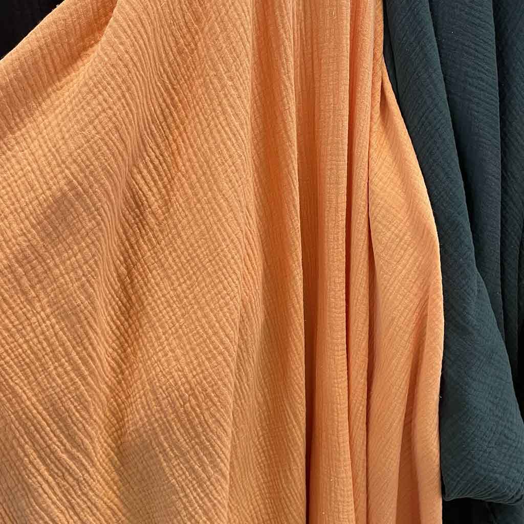 پارچه موسلین رنگ هلویی