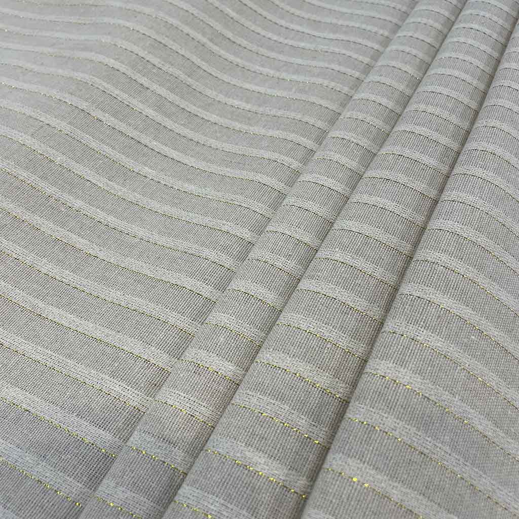 پارچه لنین شاین دار نقطه نقطه